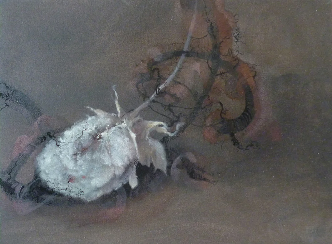  Oil and ink on canvas &nbsp; 35&nbsp;x 50cm &nbsp; 2012 