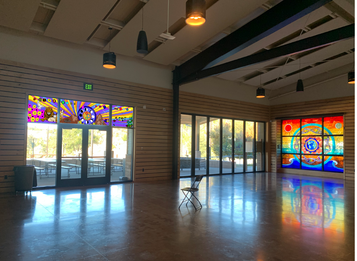  East Window Group with the Redemption of Earth window 