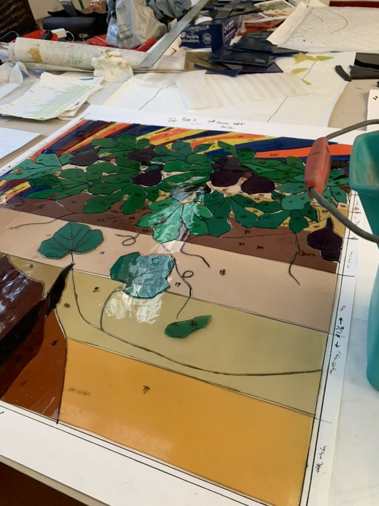    the second panel is completly  cut out ready for assembly 