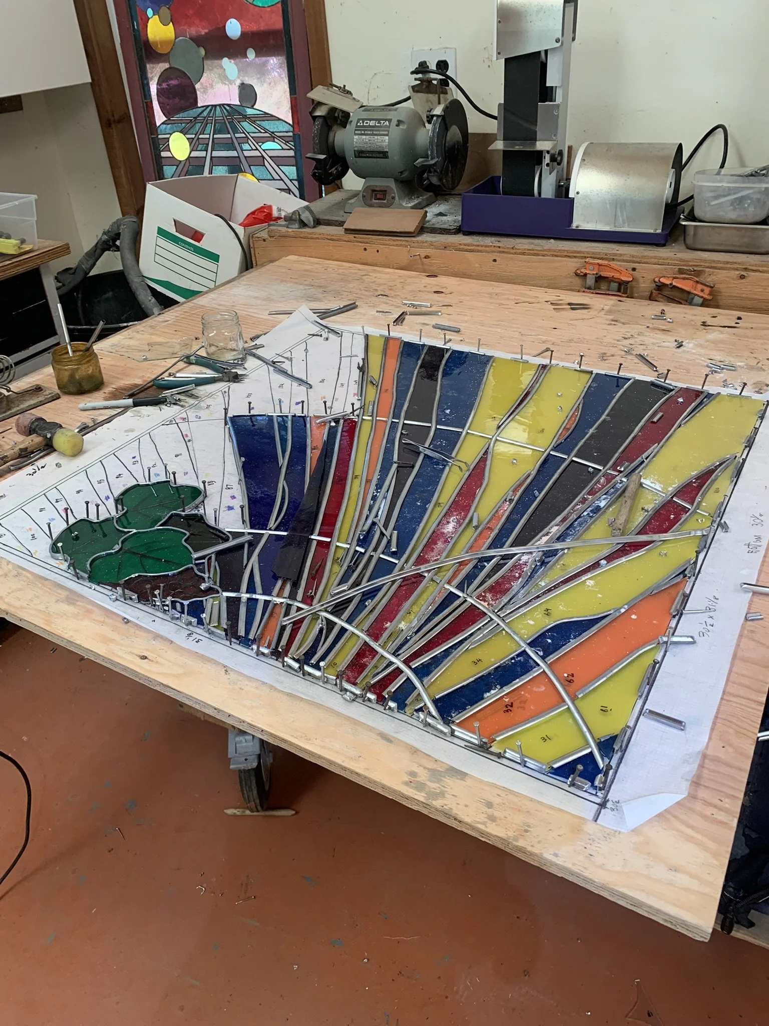  panel #3 under fabrication  