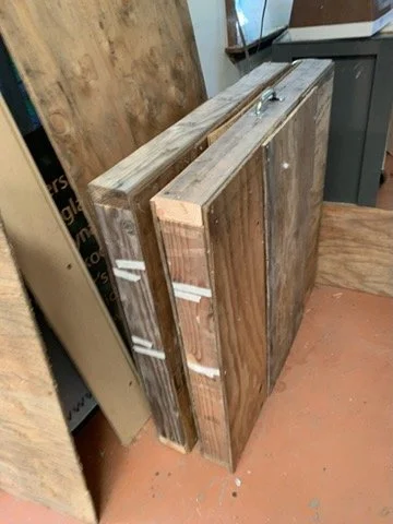  First two crated panels ready for delivery. 