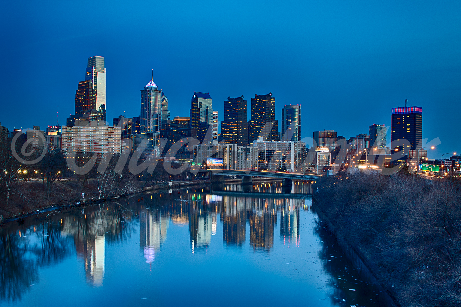 Dusk on the Schuylkill