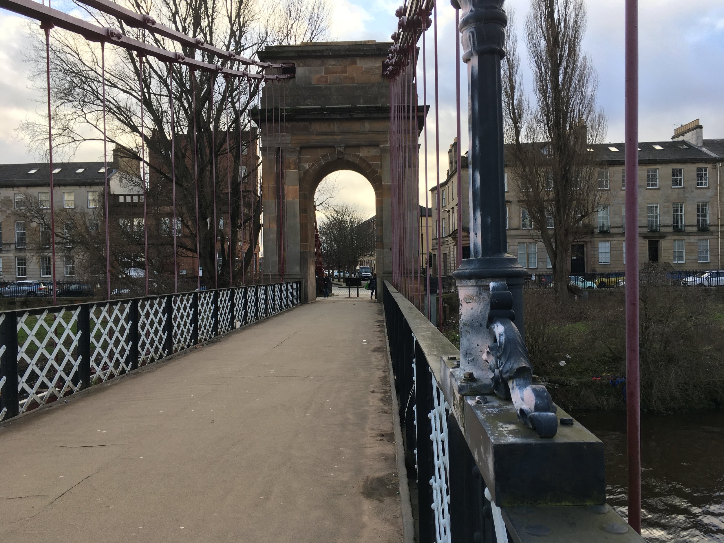 Location-scouting bridges in Glasgow