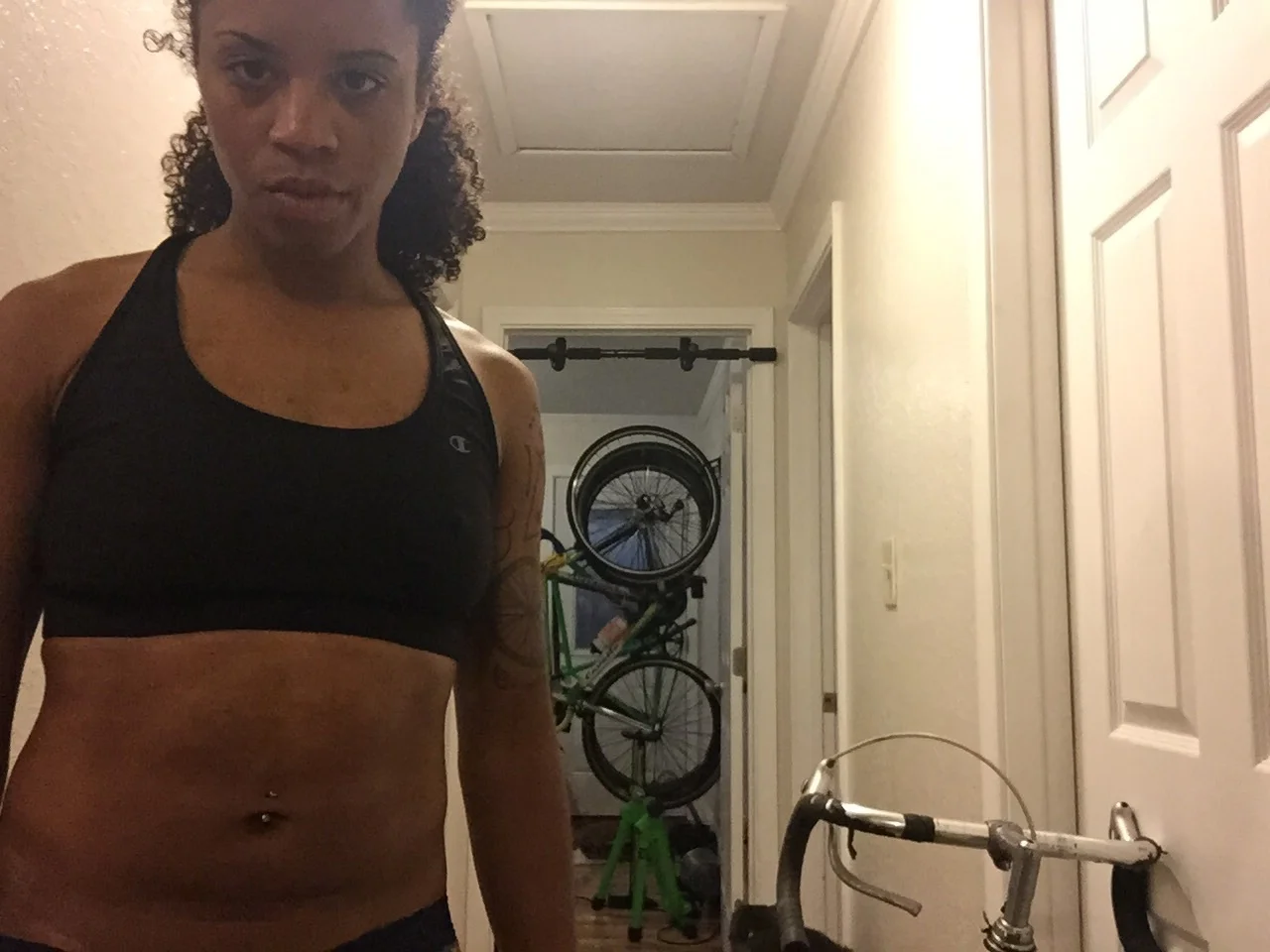 Still working on turning body fat into muscle