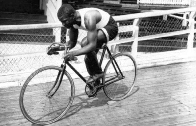 Marshall Walter "Major" Taylor was an American cyclist who won the world 1-mile track cycling championship in 1899 after setting numerous world records and overcoming racial discrimination.