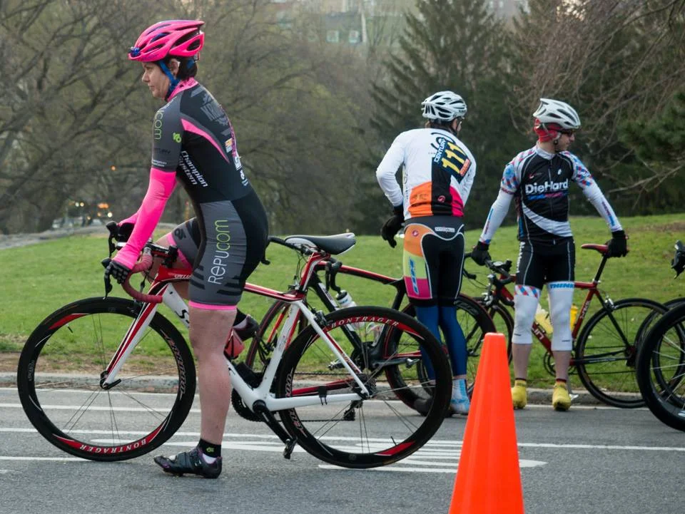 Carol-lynn was determined to get me on a road bike. Trying to pay it forward. Photo by Randy Locklair