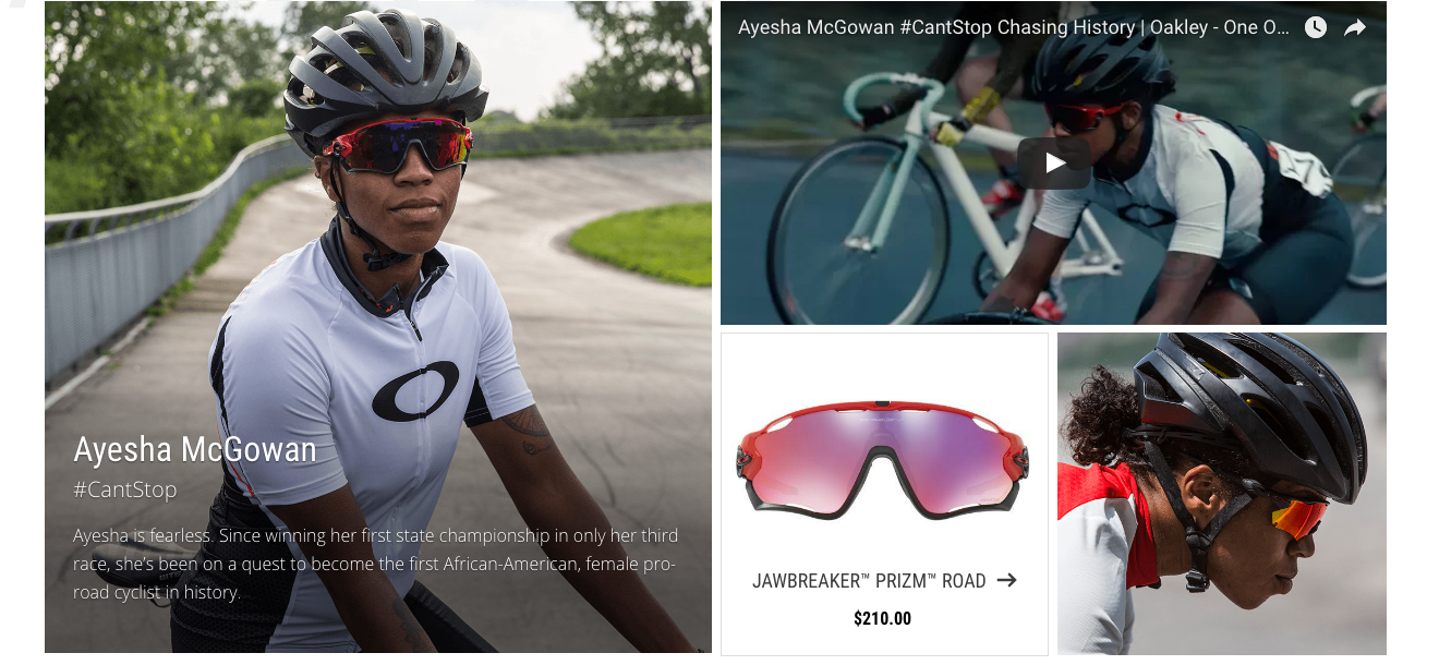 Oakley #CantStop Campaign Featuring Me!
