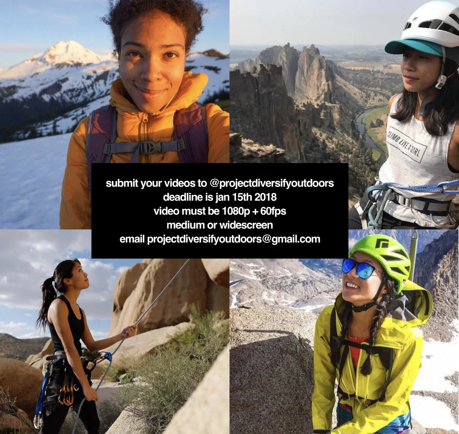 #PROJECTDIVERSIFYOUTDOORS NEEDS YOUR HELP!