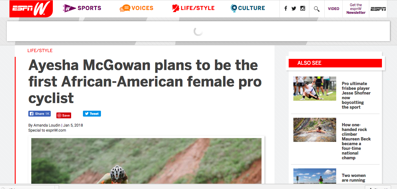 Article in ESPNW