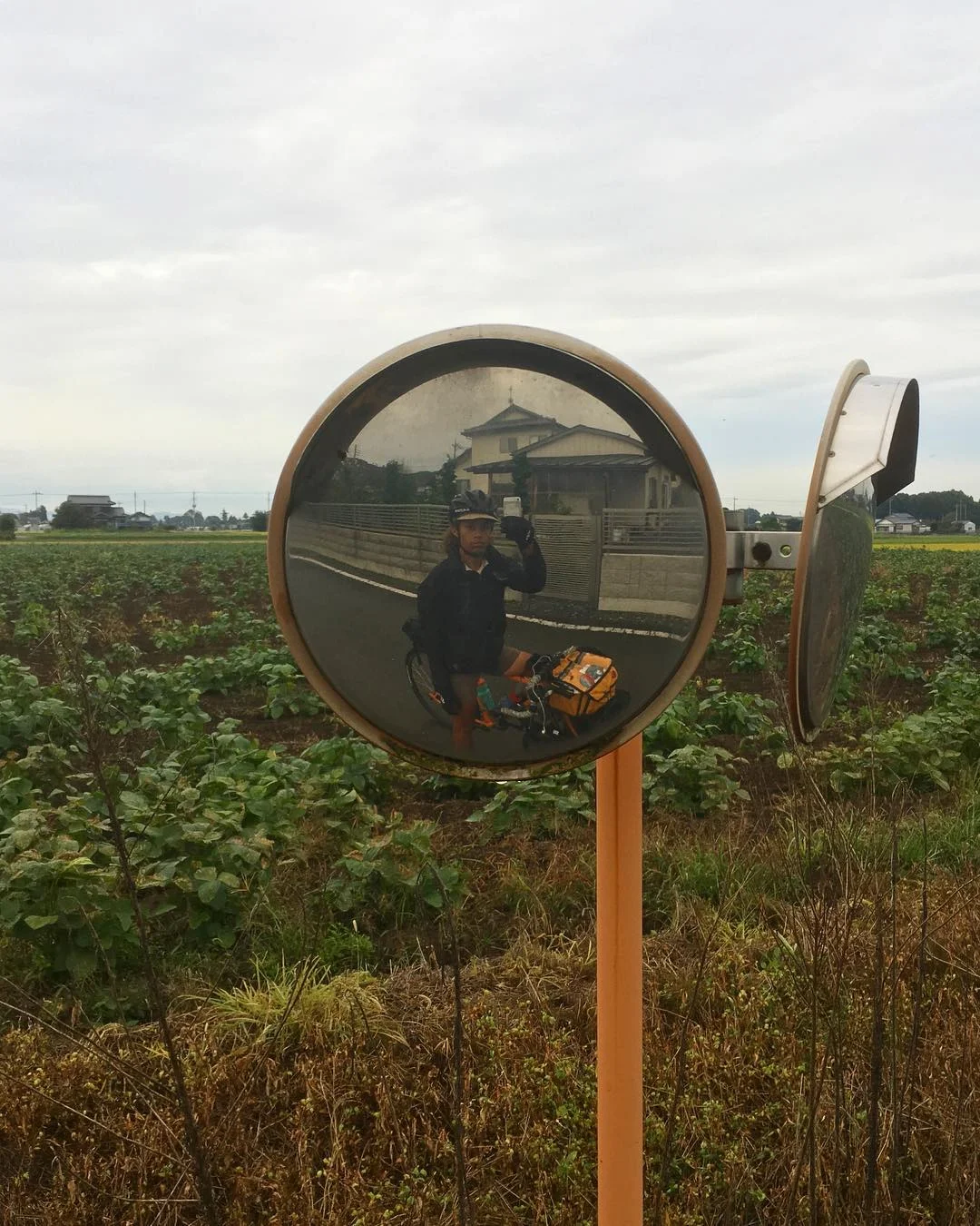 Sam bike touring in Japan