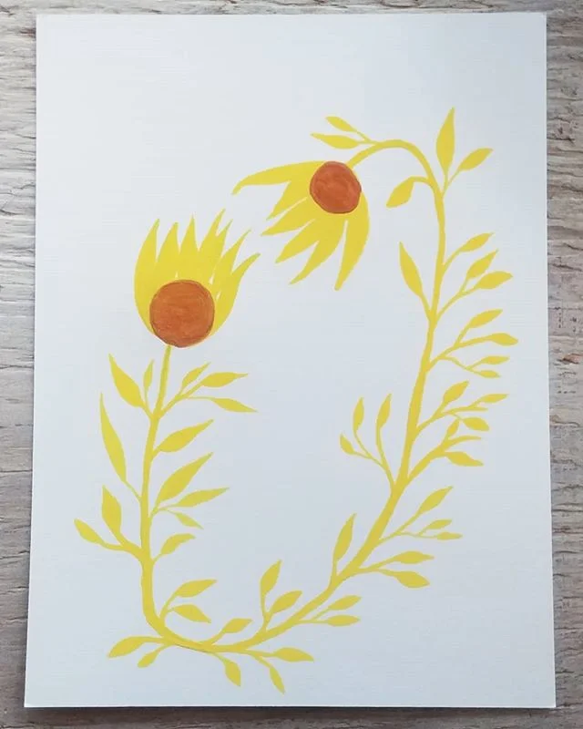 Yellow flowers 🌻🌿🌻
.
.
.
.
.
#collage #painting #paint #illustration #illustrator #guace #illustrate #kidslit #kidslitart #art #sketch #illustratorsoninstagram #leaves #botanicalart #botanical #plants #magazine #magazineillustration #july #hannahj