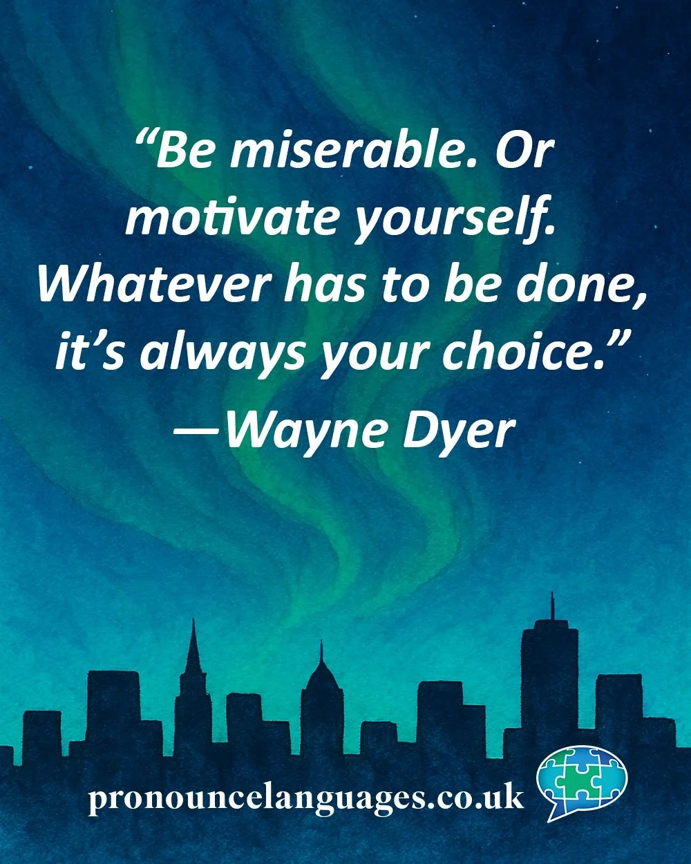Progress in a language is always your choice. I always say, you get out what you put in.

You can let frustration stop you, or you can motivate yourself to keep practising &mdash; even on tough days. 🌱

Every word you speak, every sentence you write