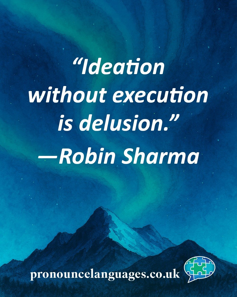 💭 Ideas Only Aren&rsquo;t Progress 💭

In language learning, thinking about fluency isn&rsquo;t enough.

Watching videos, saving vocabulary lists, planning &ldquo;someday&rdquo; study sessions &mdash; none of it builds real ability on its own.

Prog
