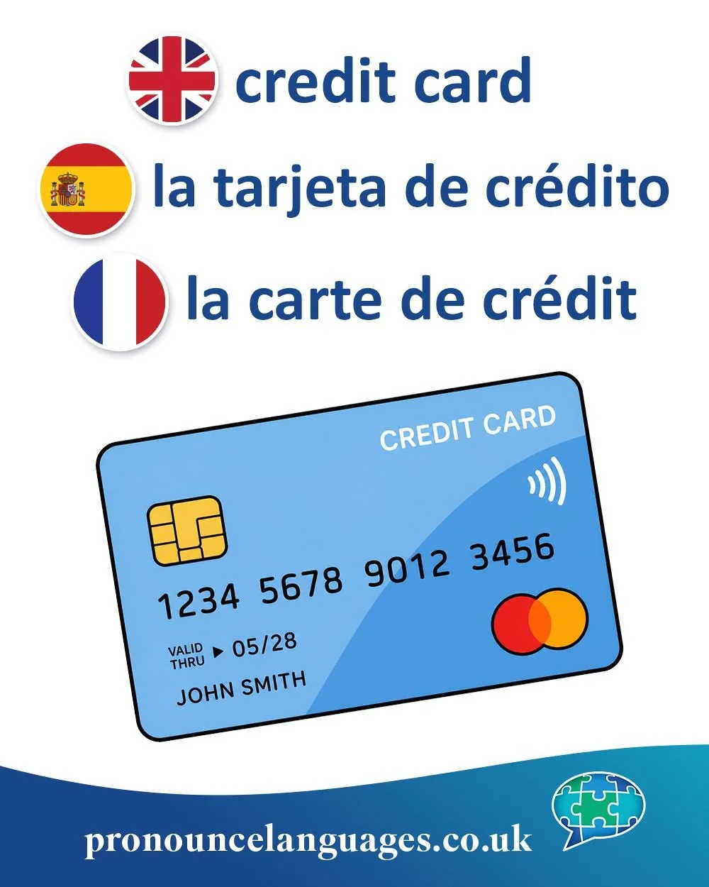 Word of the Day 💳

🇬🇧 Credit card combines credit (from Latin credere, &ldquo;to believe, trust&rdquo;) + card (from Latin charta, &ldquo;paper&rdquo;). It originally referred to a card that allows you to buy now and pay later, based on trust.

🇪