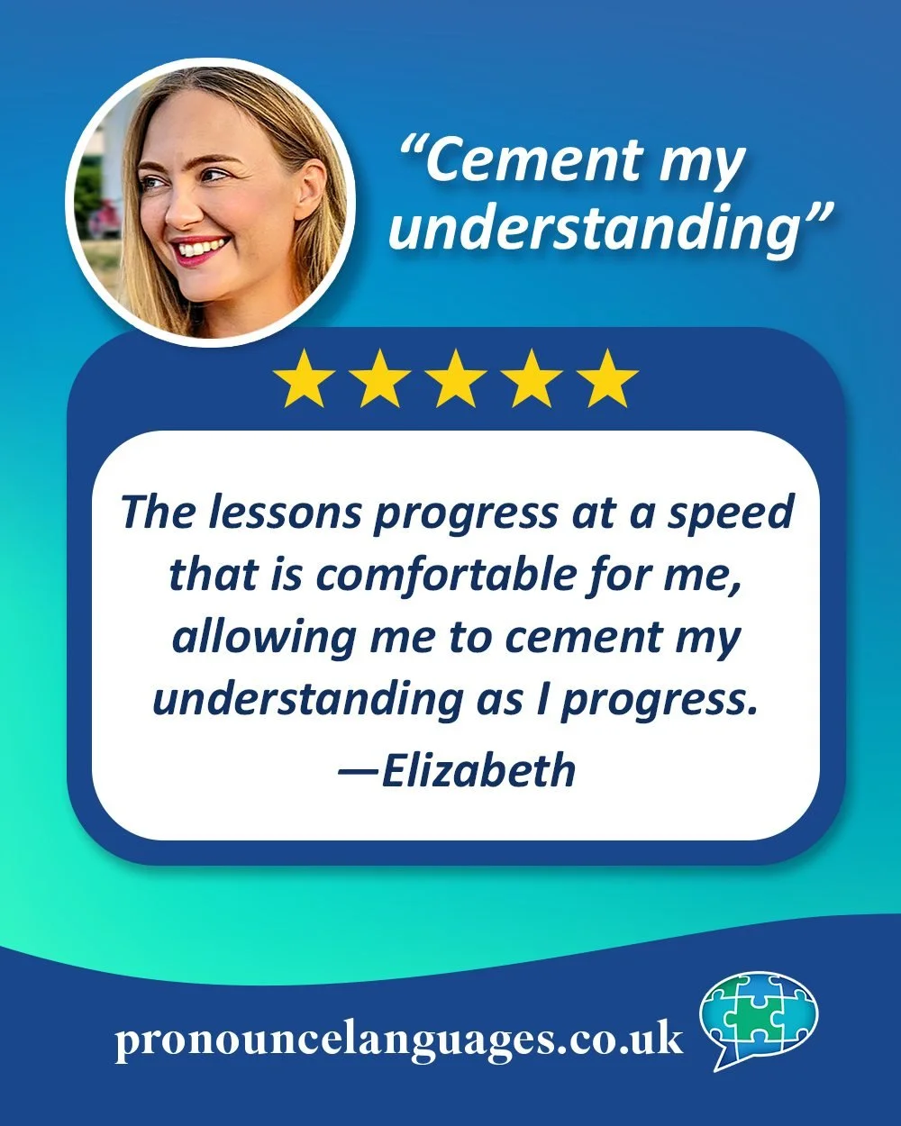 Thanks, Elizabeth! 

#TestimonialTuesday #testimonials  #clientfeedback #happycustomer #loyalty #loyalclients #loyalclientsarethebestclients