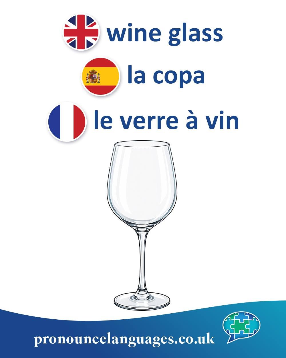 Word of the Day 🥂

🇬🇧 Glass comes from Old English gl&aelig;s, from a Germanic root meaning something &ldquo;shiny&rdquo; or &ldquo;gleaming.&rdquo; The material gave its name to the drinking vessel made from it.

🇪🇸 La copa comes from Late Lati