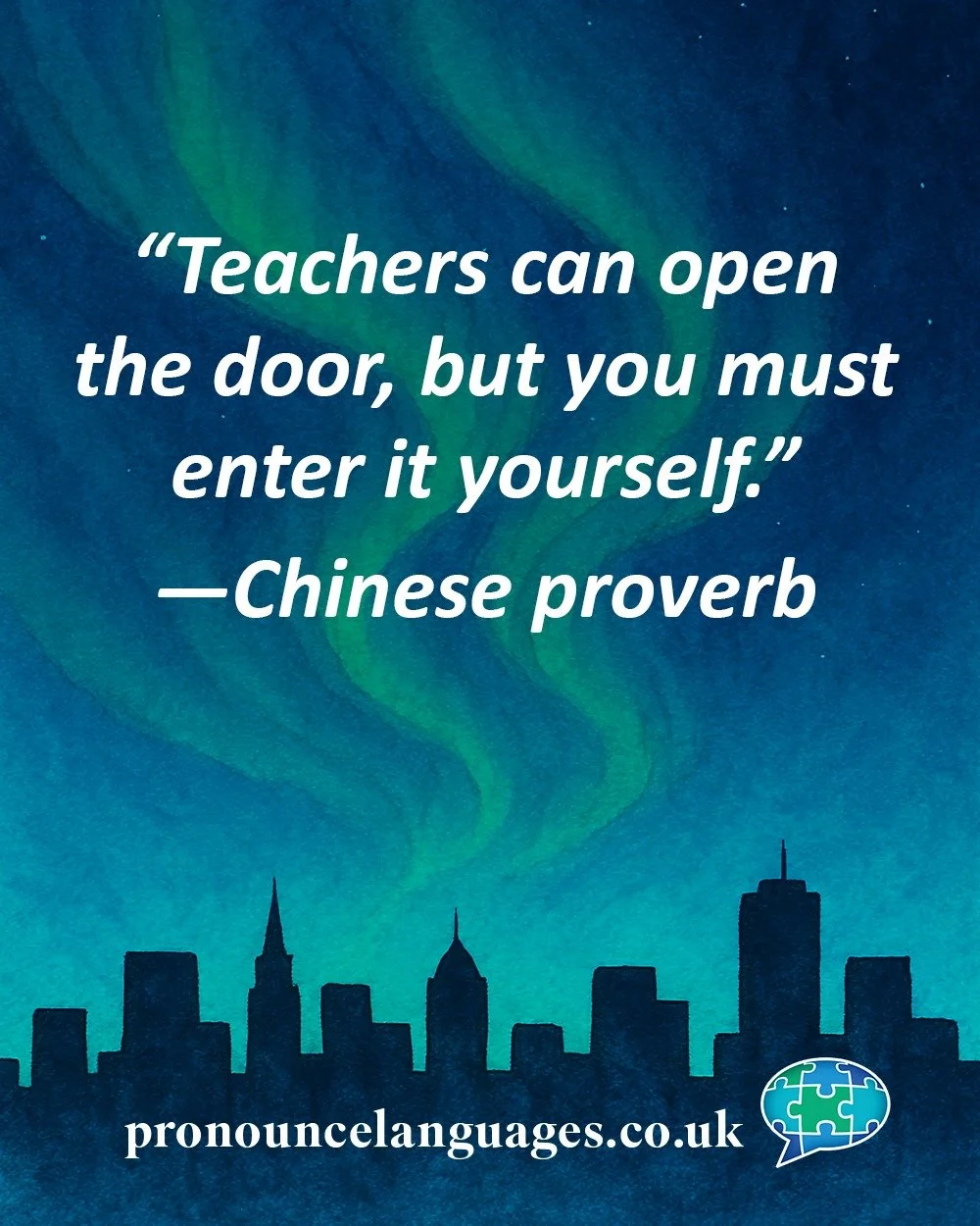 🚪 Your Learning Journey Is Yours 🚪

A teacher can explain, guide, encourage, and support you every step of the way. 🌱

But real progress happens when you take what you learn in class and use it. 💬

Practise between lessons.
Review your vocabulary