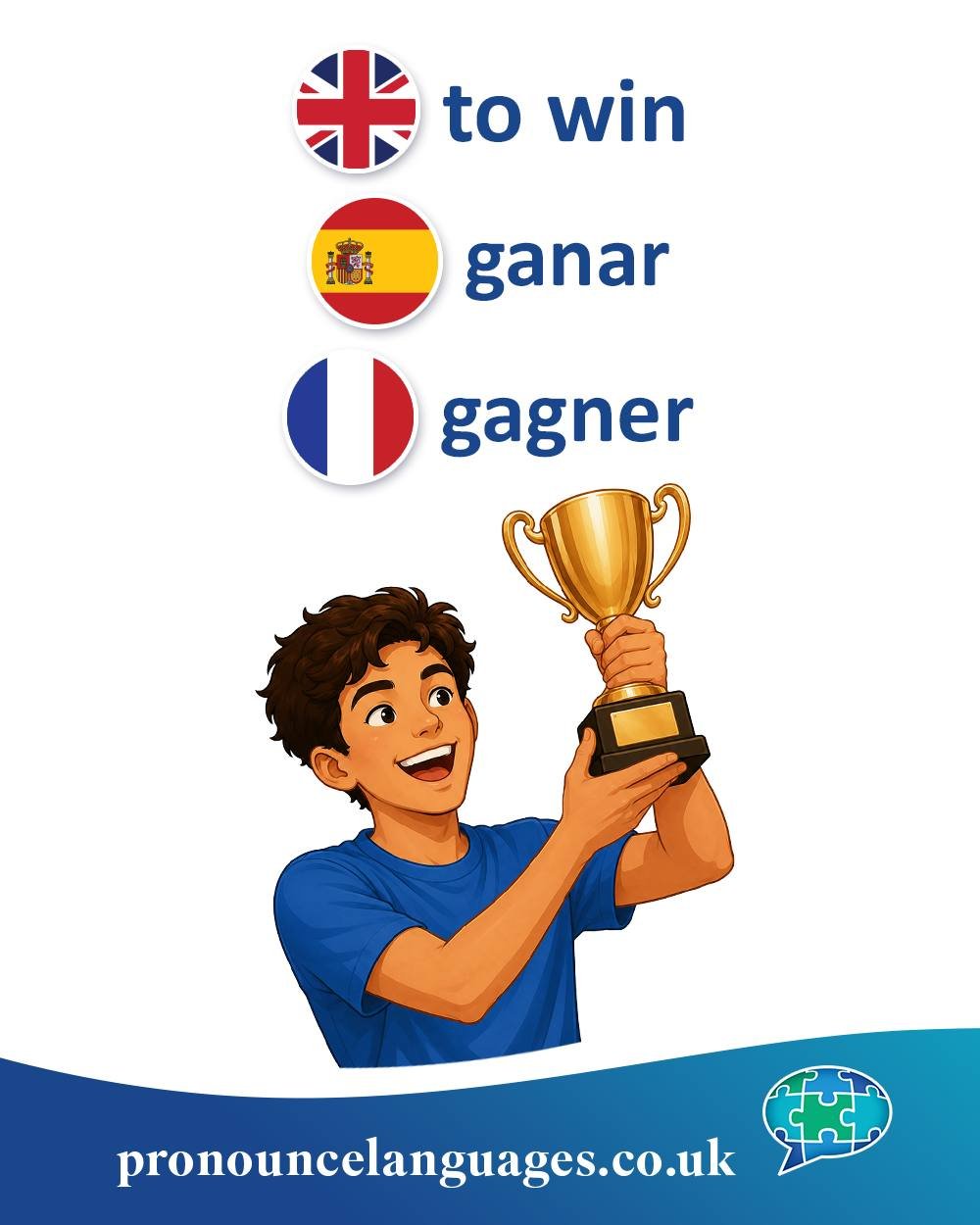 Word of the Day 🏆

🇬🇧 To win comes from Old English winnan, meaning &ldquo;to strive,&rdquo; &ldquo;to labour,&rdquo; &ldquo;to struggle,&rdquo; or &ldquo;to fight for.&rdquo; Originally, winning was not about the result - it was about the effort 