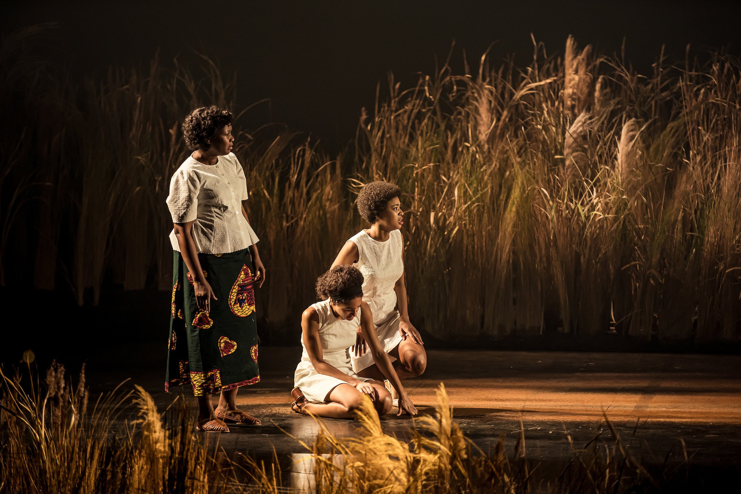 Sarah Niles (Lolo), Racheal Ofori (Udo) and Natalie Simpson (Nne Chukwu) in Three Sisters. Photographer - The Other Richard.JPG