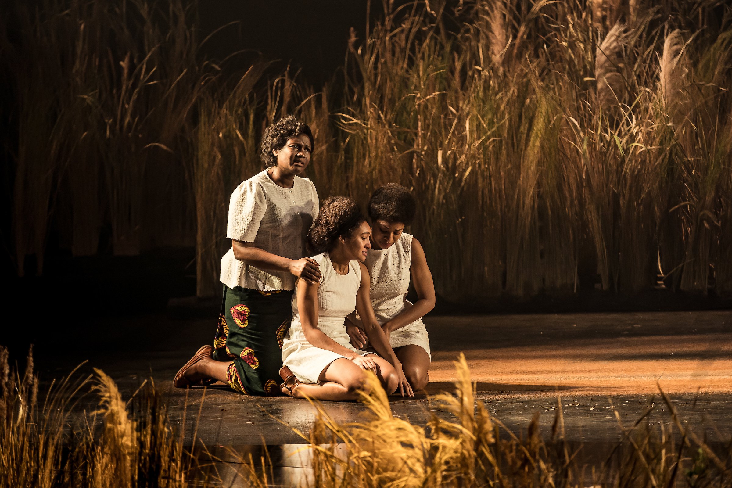Sarah Niles (Lolo), Racheal Ofori (Udo) and Natalie Simpson (Nne Chukwu) in Three Sisters. Photo by The Other Richard.jpg
