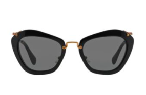 Miu Miu black cat eye sunglasses