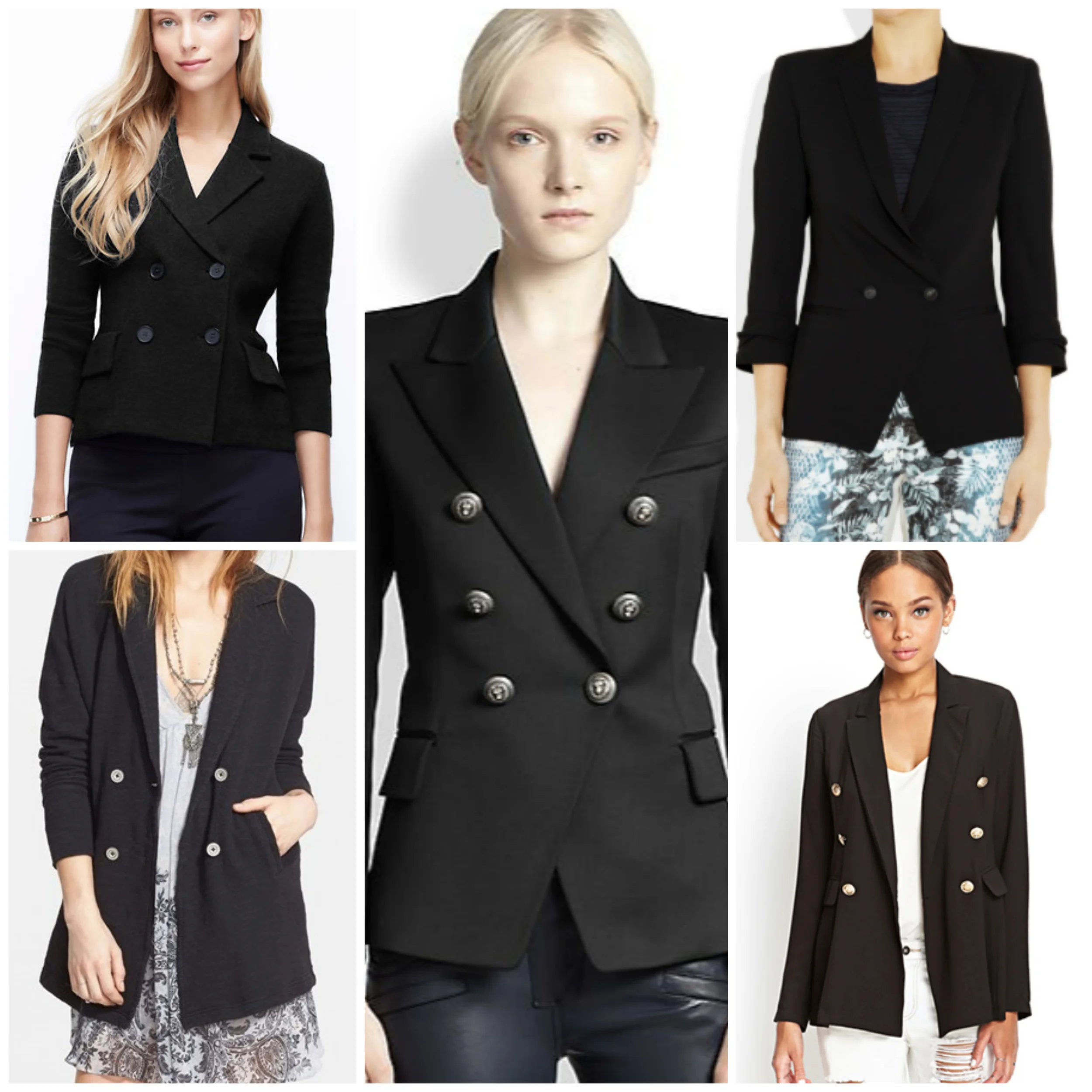 Ought Not To, Ought To: Black Blazers