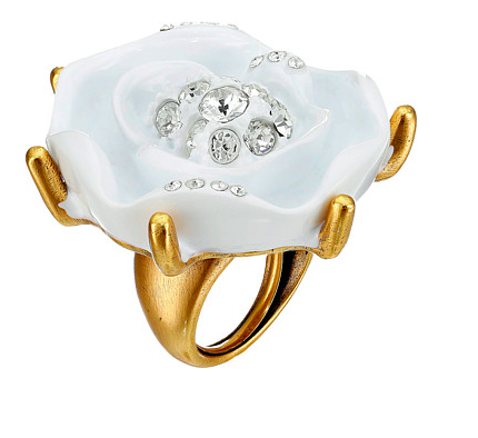 Oscar De La Renta cocktail ring