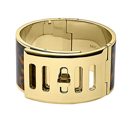 Michael Kors gold cuff bracelet