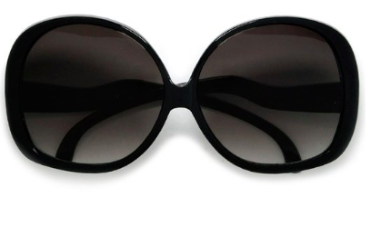 Amazon black oversized sunglasses