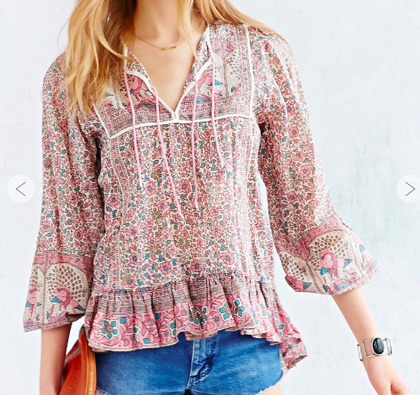Urban Outfitters Floral Blouse