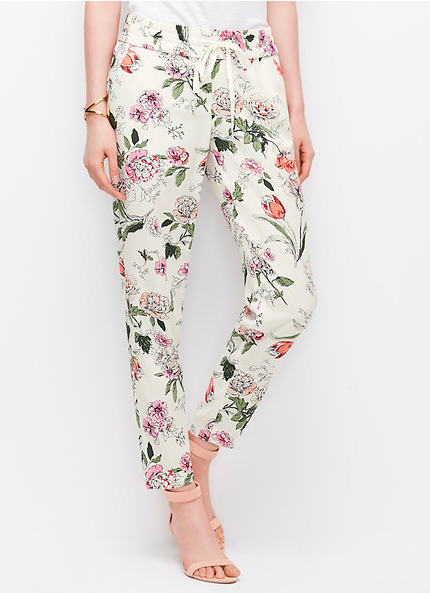 Ann Taylor floral pants