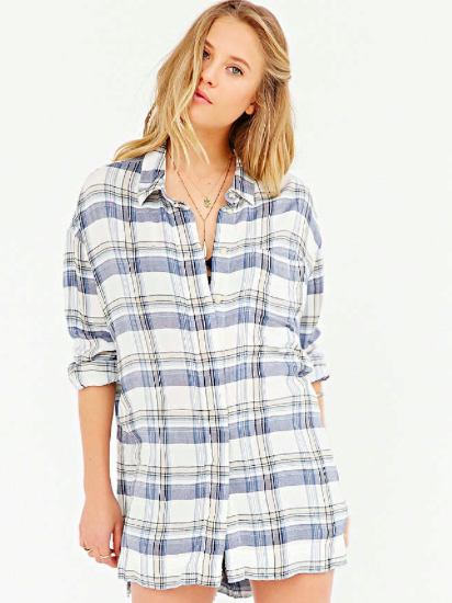 Urban Outfitters checked button down