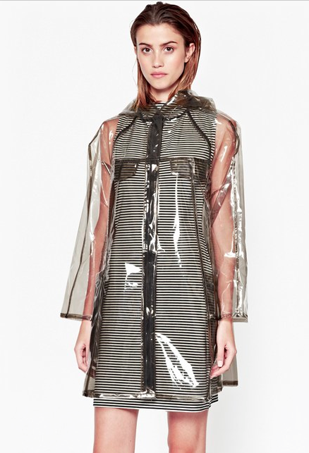 French Connection Sheer Raincoat