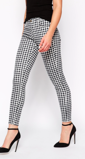 French Connection Gingham pants