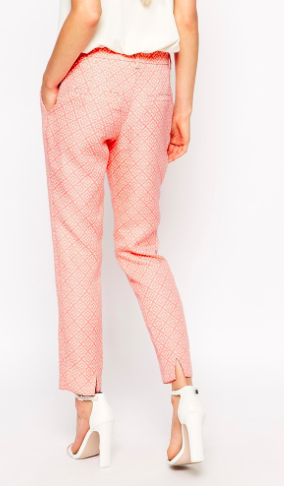 Asos pink suit pants