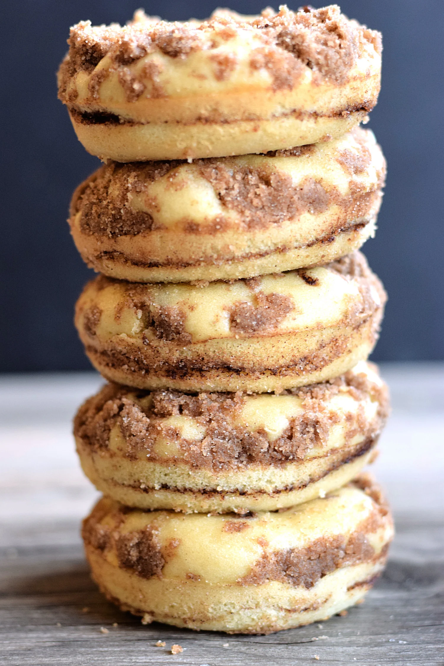 Baked Cinnamon Crumb Donuts (Non-Dairy)