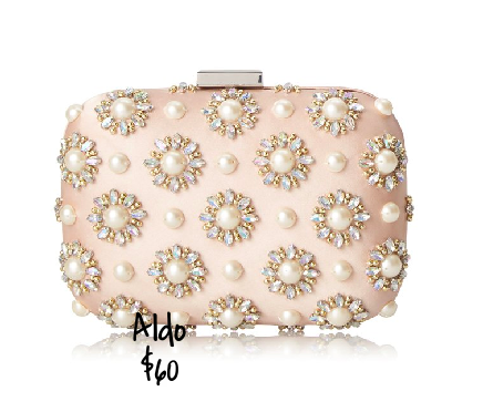 Aldo jeweled box clutch