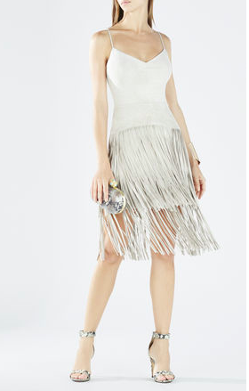 BCBG fringe dress