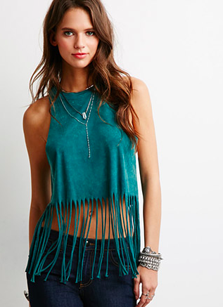 Forever 21 fringe cami