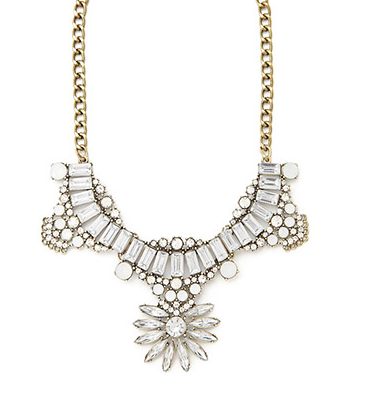 Frorever 21 jewel statement necklace