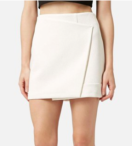 Topshop mini wrap skirt
