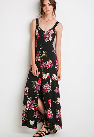 Forever 21 floral maxi dress