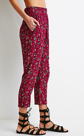 Forever 21 floral pants