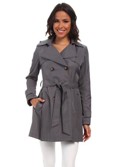 DKNY grey trench coat