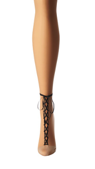 Wolford lace up tights