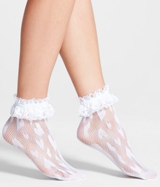 Betsey Johnson sheer socks