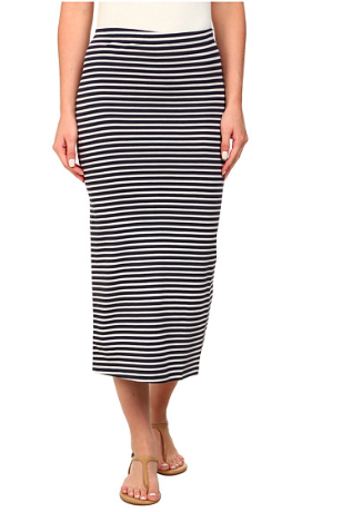 Billabong striped midi skirt