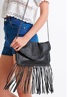 FOREVER 21 FRINGE BAG