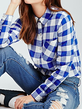 Forever 21 plaid button down