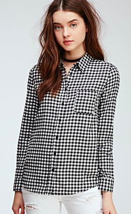 Forever 21 gingham shirt